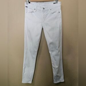 Citizens Of Humanity Aveden Ankle Skinny White Jeans Women's Size 27